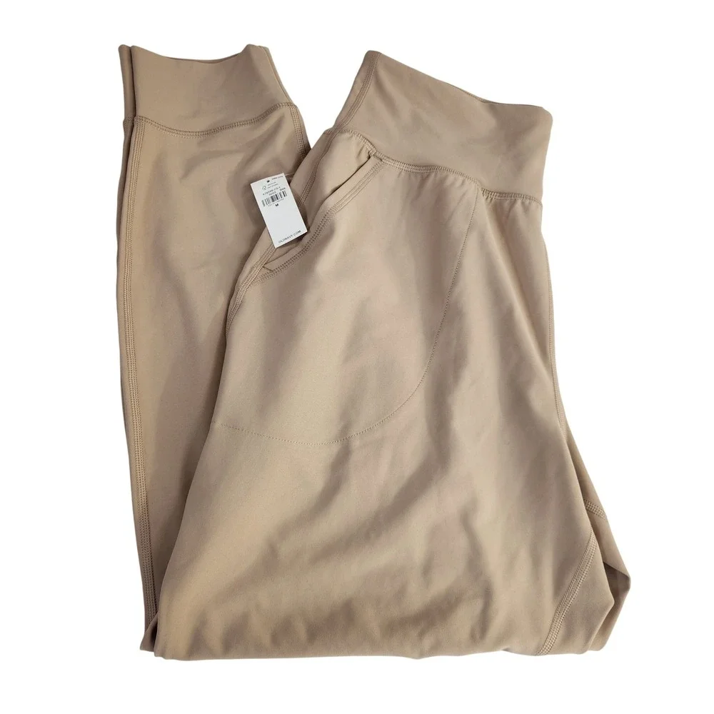 NEW Old Navy Active Powersoft High-Rise Jogger Ankle Pants Tan Womens Medium NWT